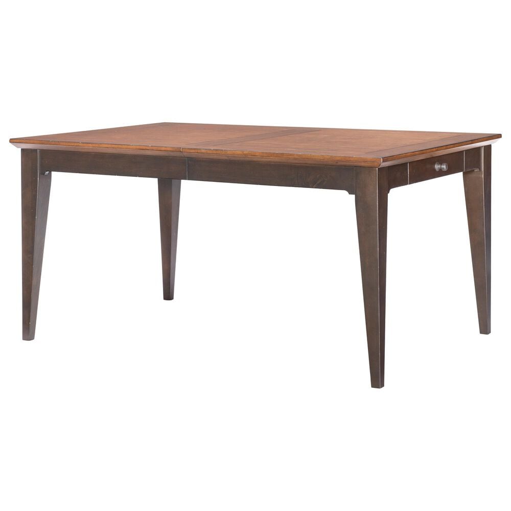 Legacy Classic Furn Direct Shp Fenmore Rectangular Dining Table in Mocha and Distressed Cherry - Table Only, , large