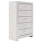 Ashley Altyra 5 Drawer Chest in White, , large