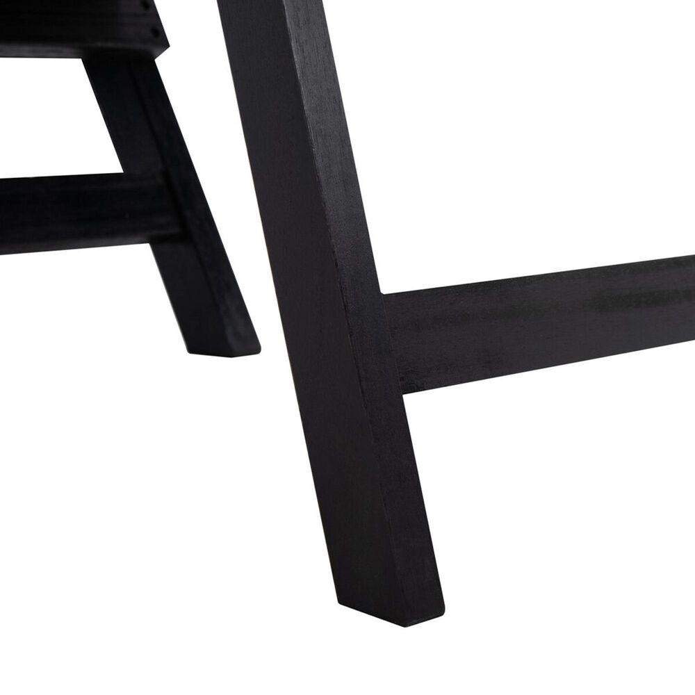 Safavieh Piscataway Patio Lounge Chair in Black, , large
