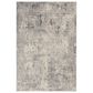 Nourison Rustic Textures Grey and Beige 6" x 9" Area Rug, , large