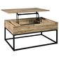 Ashley Gerdanet Lift Top Coffee Table in Natural, , large