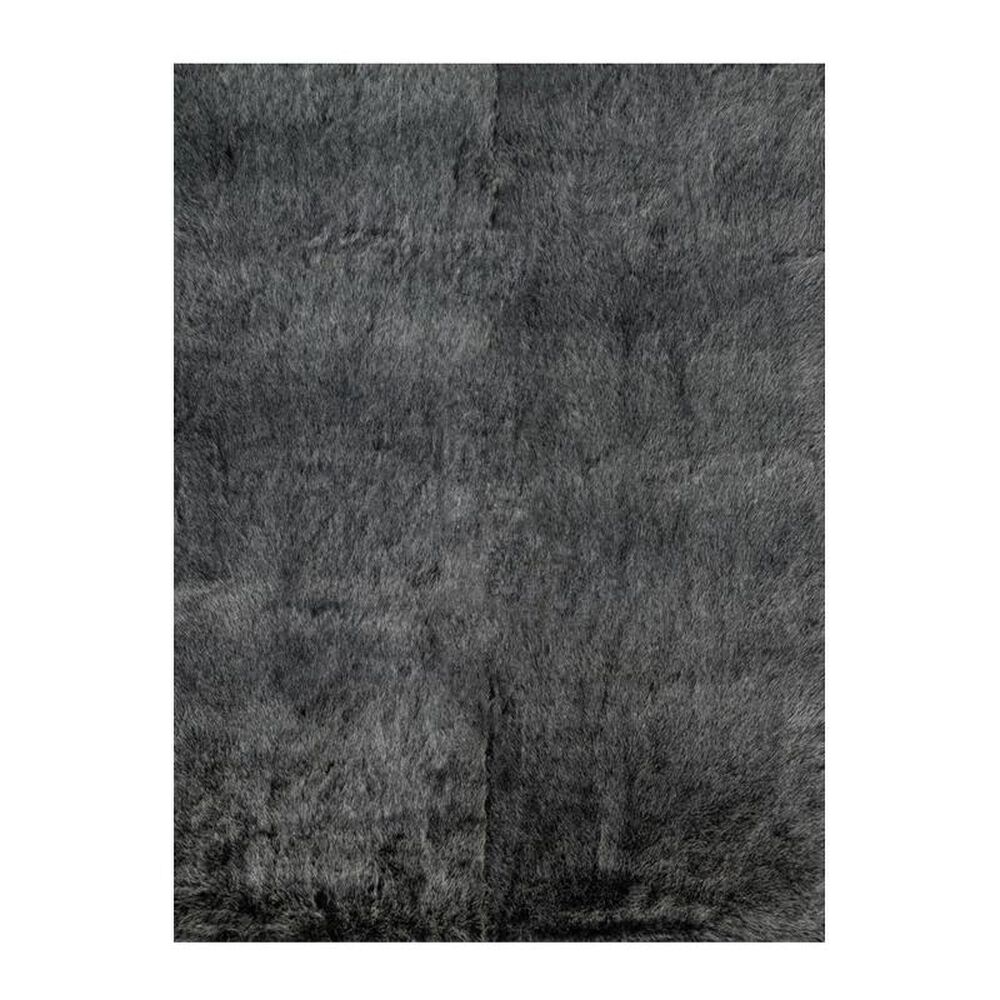 Loloi Finley FN-01 5' x 7'6" Black/Charcoal Area Rug, , large