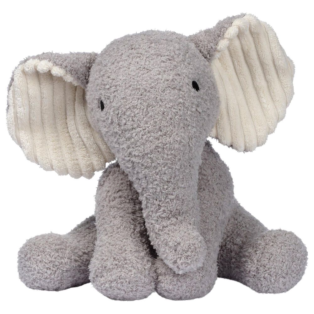 Lambs and Ivy Jungle Adventure Plush Elephant Stuffed Animal in Gray, , large