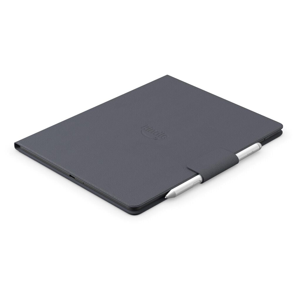 Amazon Kindle Scribe Folio Cover with Magnetic Attach - Plant-Based Leather in Graphite, , large