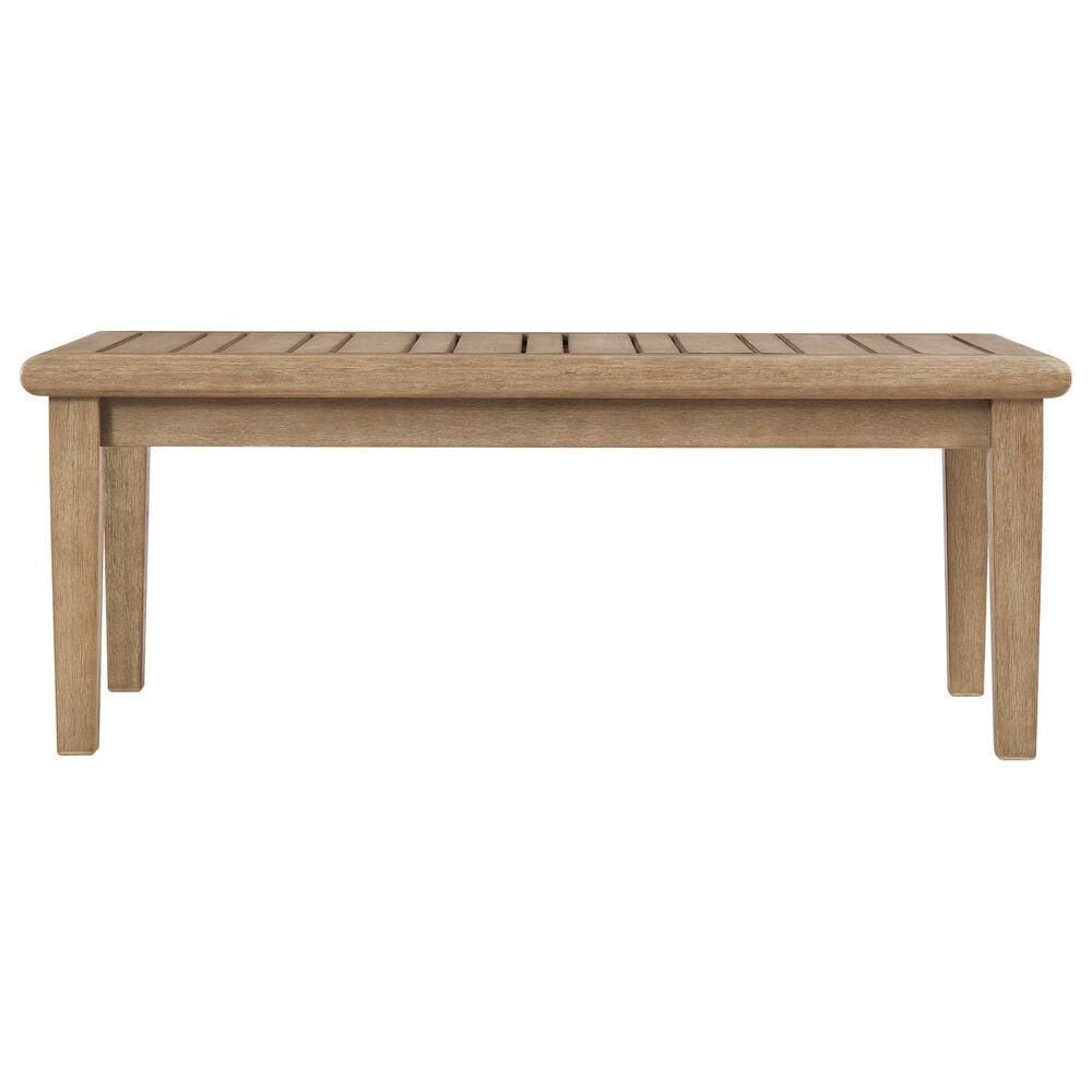 Ashley Gerianne Rectangular Cocktail Table in Grayish Brown, , large