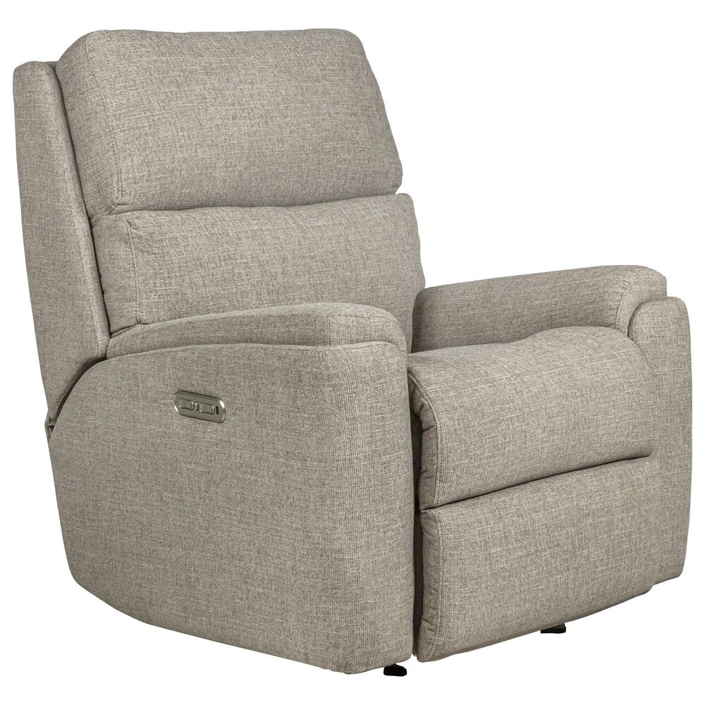 Flexsteel Rio Power Rocker Recliner with Power Headrest in Silver, , large