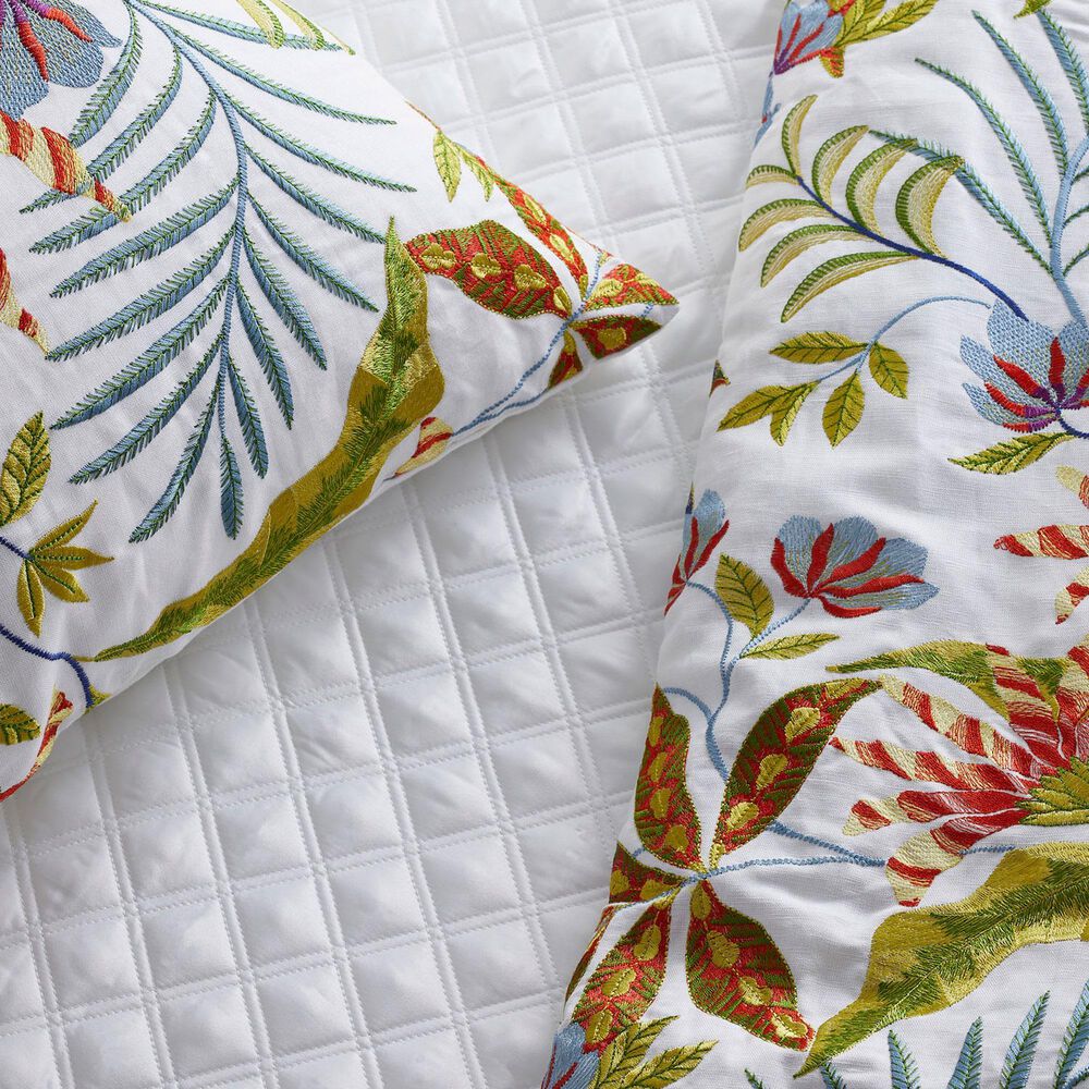 Ann Gish Double Diamond 3-Piece Queen Coverlet Set in White, , large