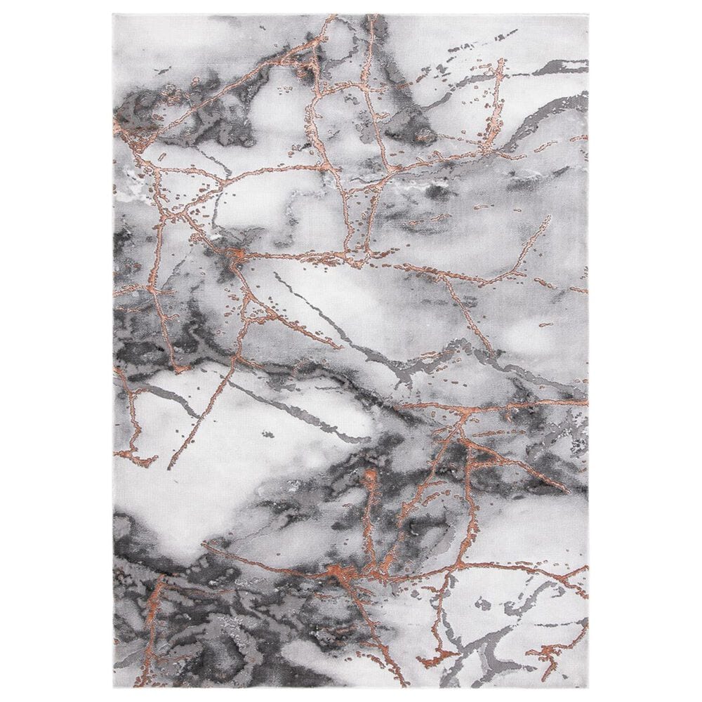 Safavieh Craft CFT877P 10"6" x 14" Grey and Orange Area Rug, , large