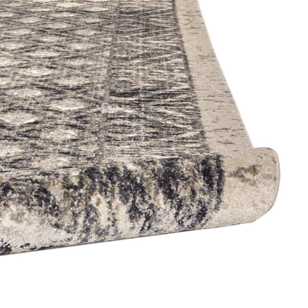 Feizy Kano 7&#39;10&quot; x 11&#39; Gray and Charcoal Area Rug, , large