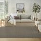 Nourison Courtyard Black and White 6" x 9" Indoor/Outdoor Area Rug, , large