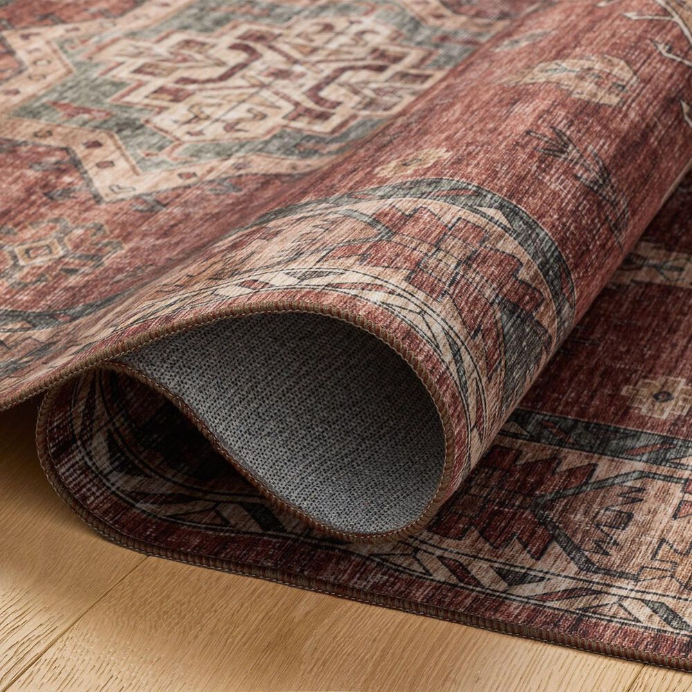 Loloi Anniston Spice and Multicolor 6' x 9' Area Rug, , large