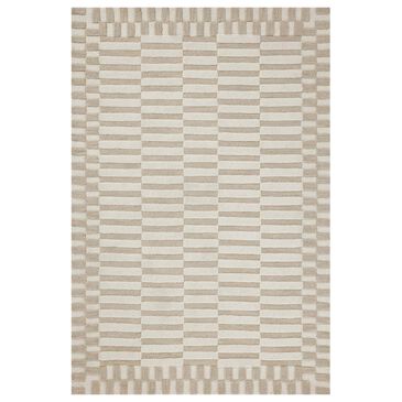 Chris Loves Julia x Loloi Bradley 8"6" x 11"6" Ivory and Beige Area Rug, , large