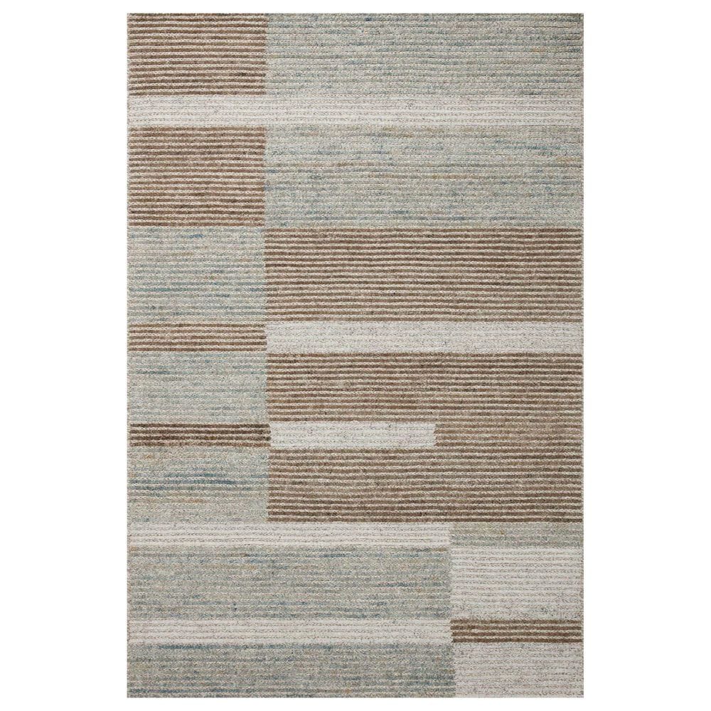 Loloi Stiles 5" x 7"6" Tobacco and Lagoon Area Rug, , large