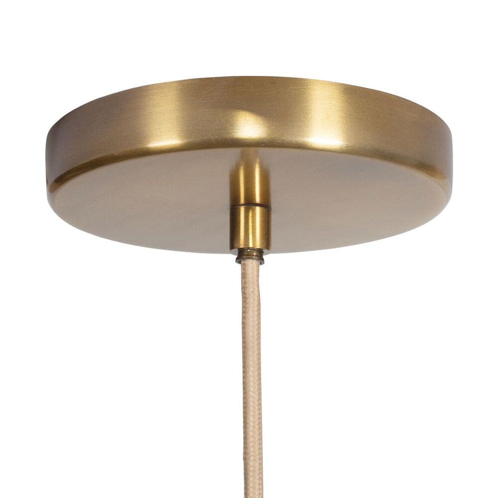 Uttermost Sigh 1-Light Pendant in Antique Brass, , large