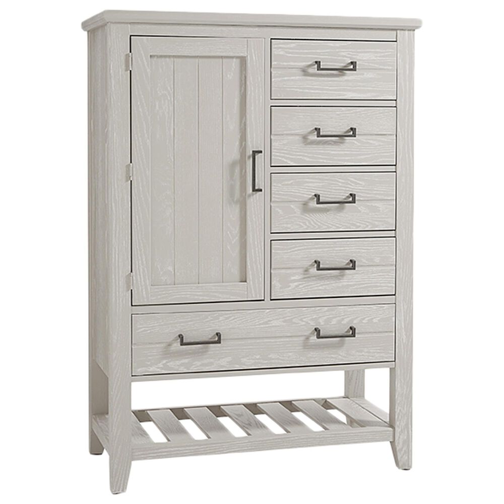 Viceray Collections Passageways 5 Drawer Door Chest in Oyster Grey, , large