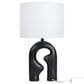 Creative Coop Sydney Abstract Table Lamp in Black, , large