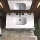Kohler Quo 36" Single Bathroom Vanity in Mohair Grey with 3 cm Pure White Quartz Top and Oval Sink, , large