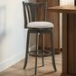 Armen Living Elle Swivel Barstool in Dark Roast, , large
