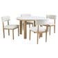 Ashley Sawdyn 5-Piece Dining Set in LigHeight Brown and White, , large
