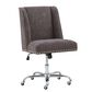 Linden Boulevard Draper Office Chair in Charcoal, , large