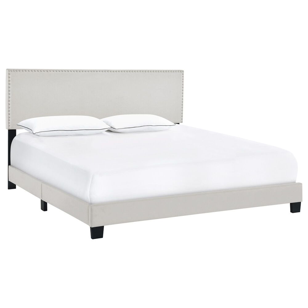 Accentric Approach Queen Panel Bed in Gray, , large