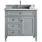 James Martin Brittany 36" Single Vanity in Urban Gray with 3 cm Arctic Fall Solid Surface Top, , large