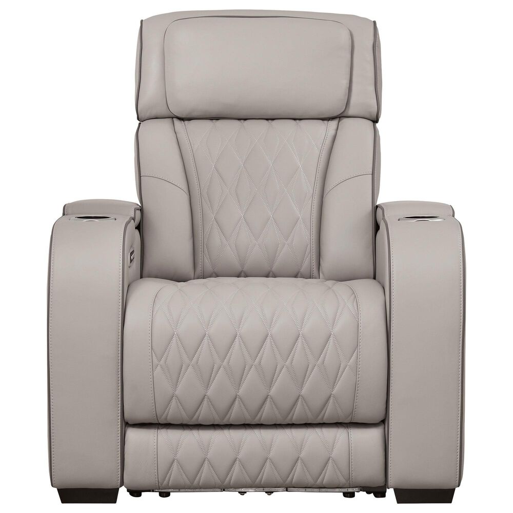 Ashley Boyington 3-Piece Power Reclining Living Room Set in Gray, , large