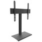 Kanto Adjustable Height and Swiveling Tabletop TV Stand for 40" - 75" TVs in Black, , large