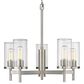 Golden Lighting Winslett 5-Light Chandelier in Pewter, , large