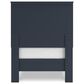 Ashley Simmenfort Twin Platform Bed in Navy Blue, , large