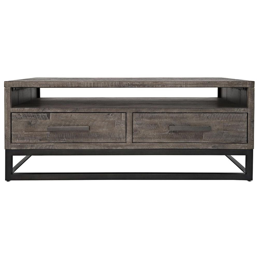 Waltham East Hampton Cocktail Table in Distressed Grey, , large