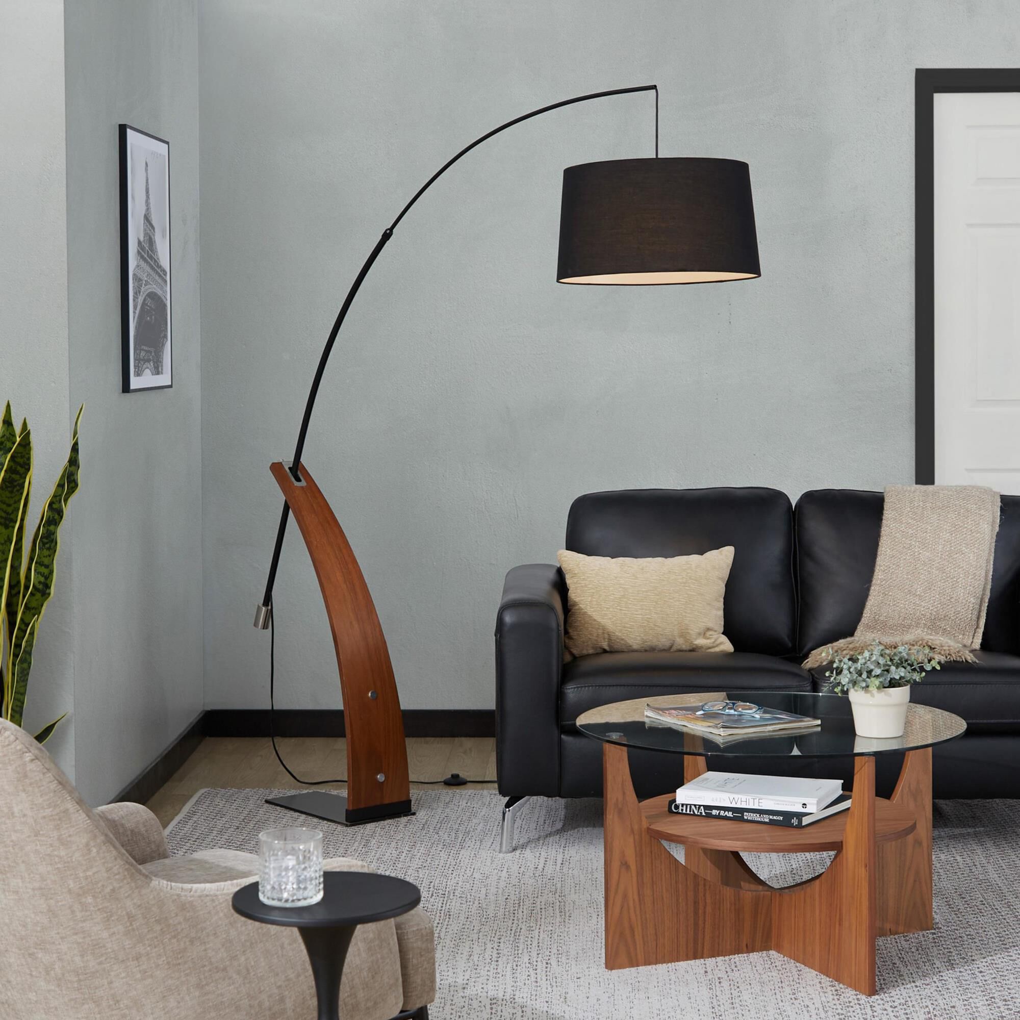 LUMiRiSE / ≠encore. Lombardi Walnut and Cream Adjustable Office Chair from Lumisource