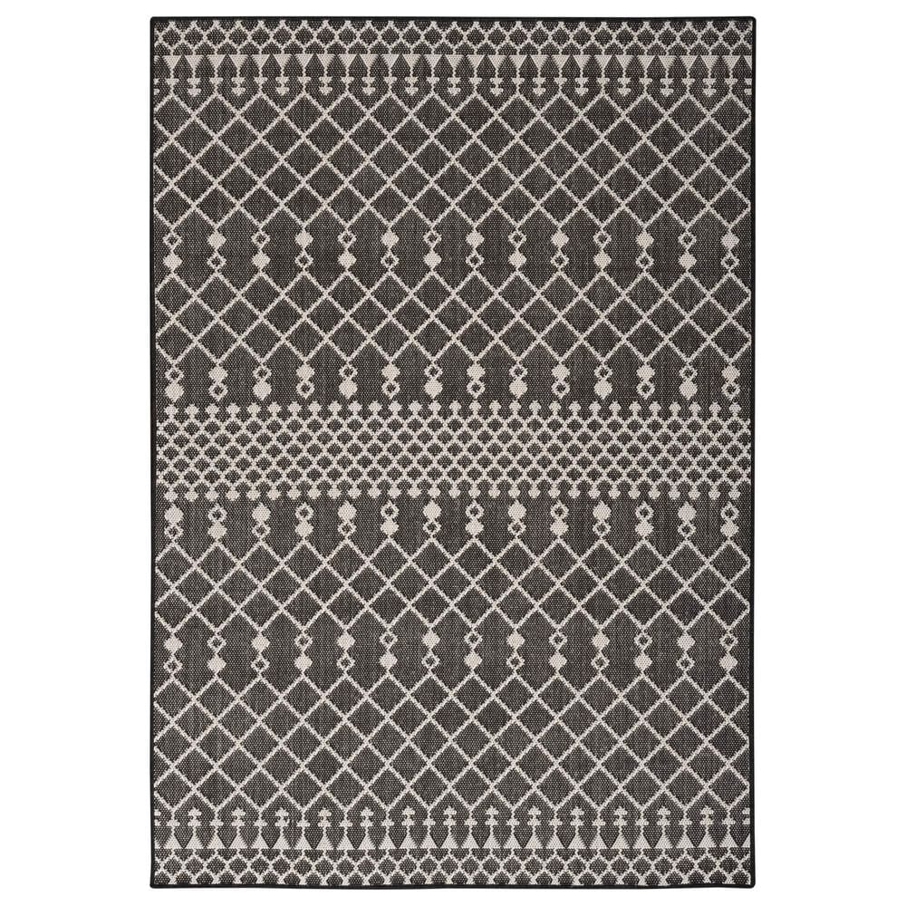 Nourison Positano Southwestern Black 8&#39; x 10&#39; Indoor/Outdoor Area Rug, , large