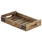 Maple and Jade Farmhouse Wood Slat Tray in Brown (Set of 3), , large