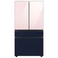 Samsung Bespoke 4-Door French Door Refrigerator Middle Panel in Navy Steel, , large