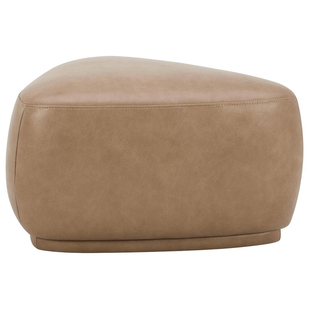 Jennifer Taylor Home Pebble 26" Cocktail Ottoman in Tuscan Tan Brown, , large