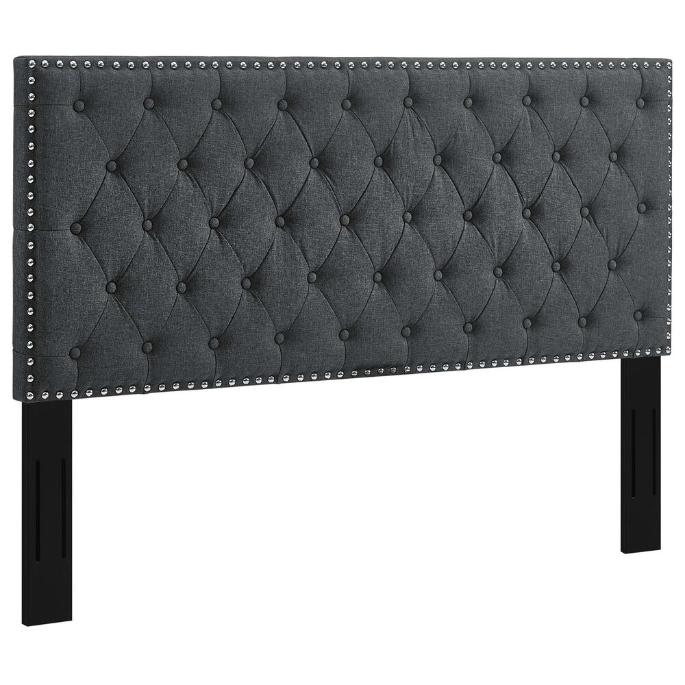 Modway Helena Upholstered Full/Queen Headboard in Gray, , large