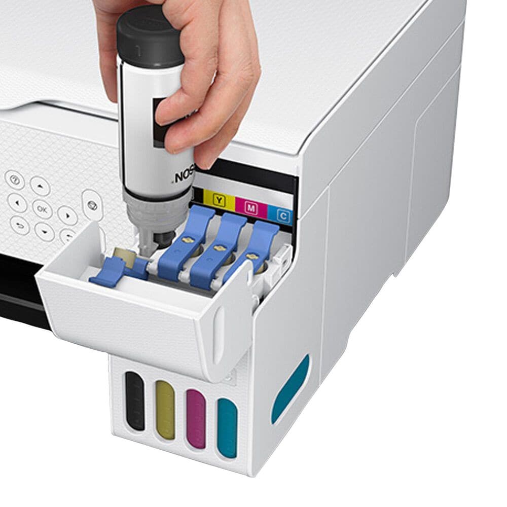 Epson EcoTank ET-2800 Wireless All-in-One Supertank Inkjet Printer in White, , large