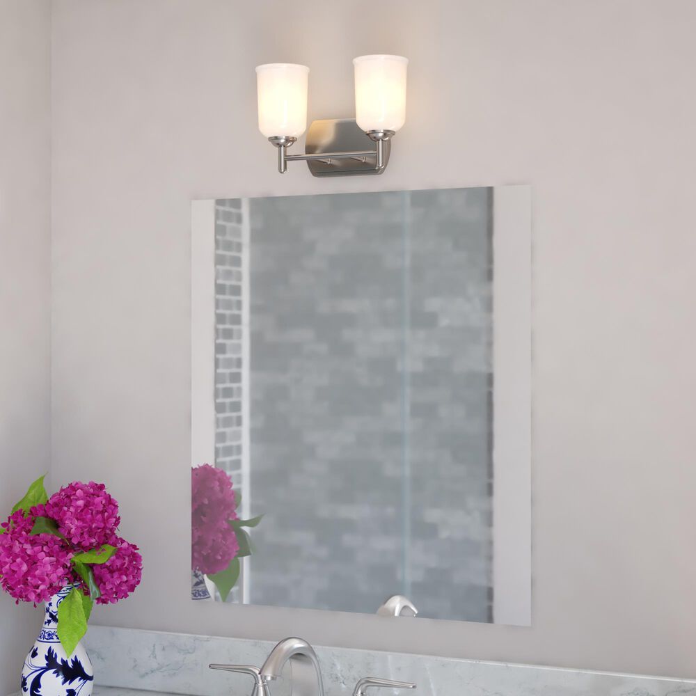 Vaxcel Laurelhurst 2-Light Bathroom Vanity in Satin Nickel, , large