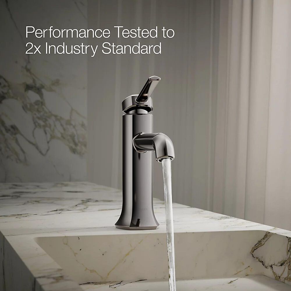 Kohler Occasion Single-Handle Bathroom Sink Faucet in Vibrant Titanium, , large