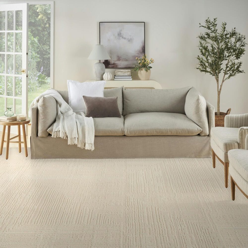 Nourison Sustainable Trends 9&#39; x 12&#39; Ivory Area Rug, , large