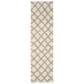 Safavieh Dallas Shag SGD258B-212 2"3" x 12" Ivory/Beige Runner, , large