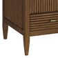 James Martin Vanities Myrrin 36" Vanity in Mid-Century Walnut with 3 cm Arctic Fall Solid Surface Top, , large