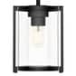 Hunter Astwood 1-Light Mini Pendant in Matte Black, , large
