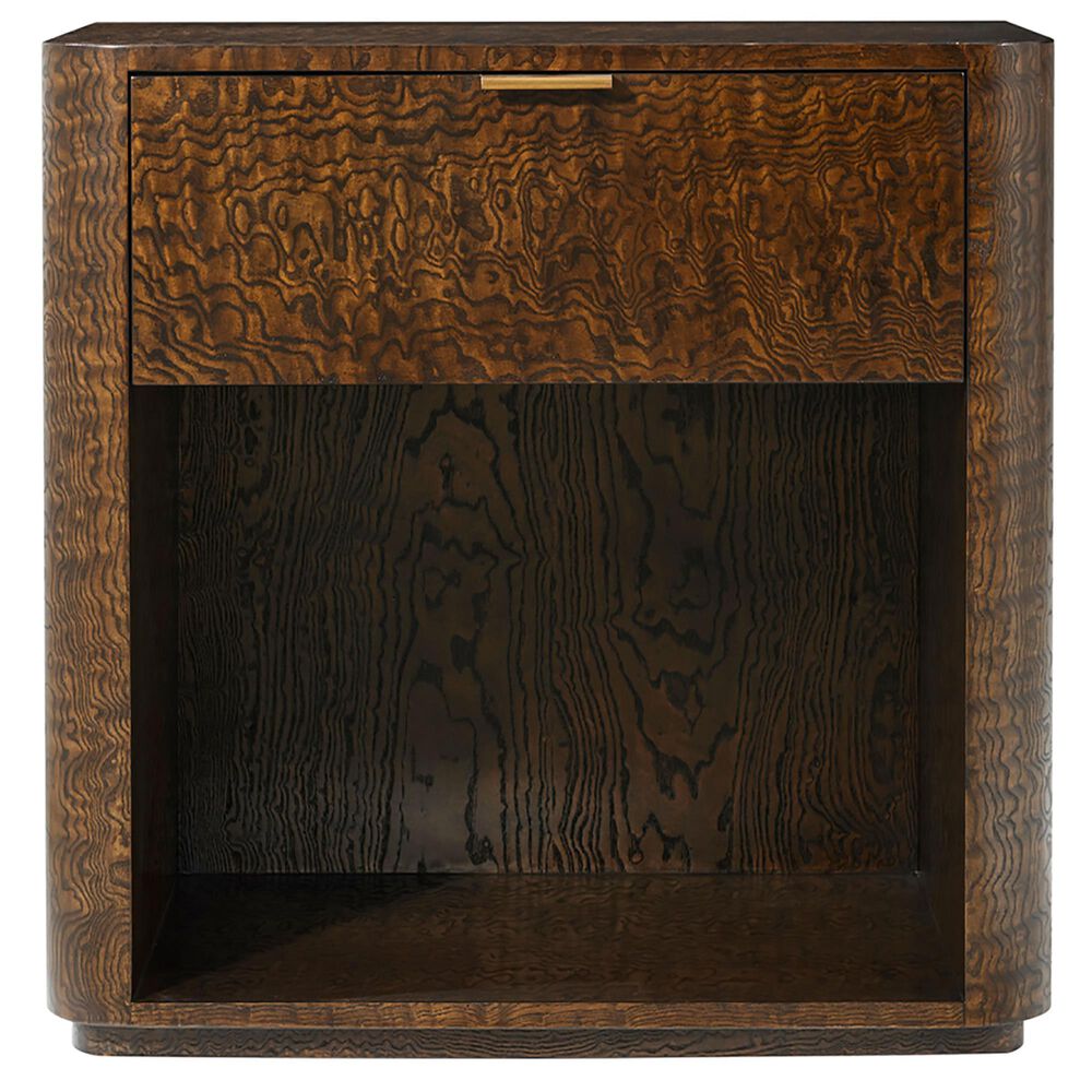 Theodore Alexander Kesden Nightstand  in Pyramid Brown, , large