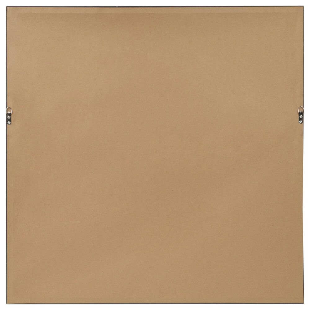 Hampton Park Auric Beam 30&quot; x 30&quot; Abstract Framed Canvas Wall Art in Black, Grey and Gold, , large