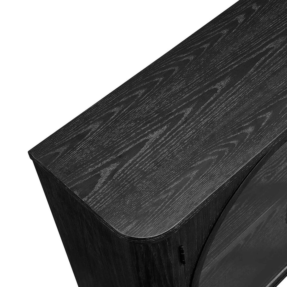 Wycliff Bay Harper 70&quot; Large TV Stand in Black, , large