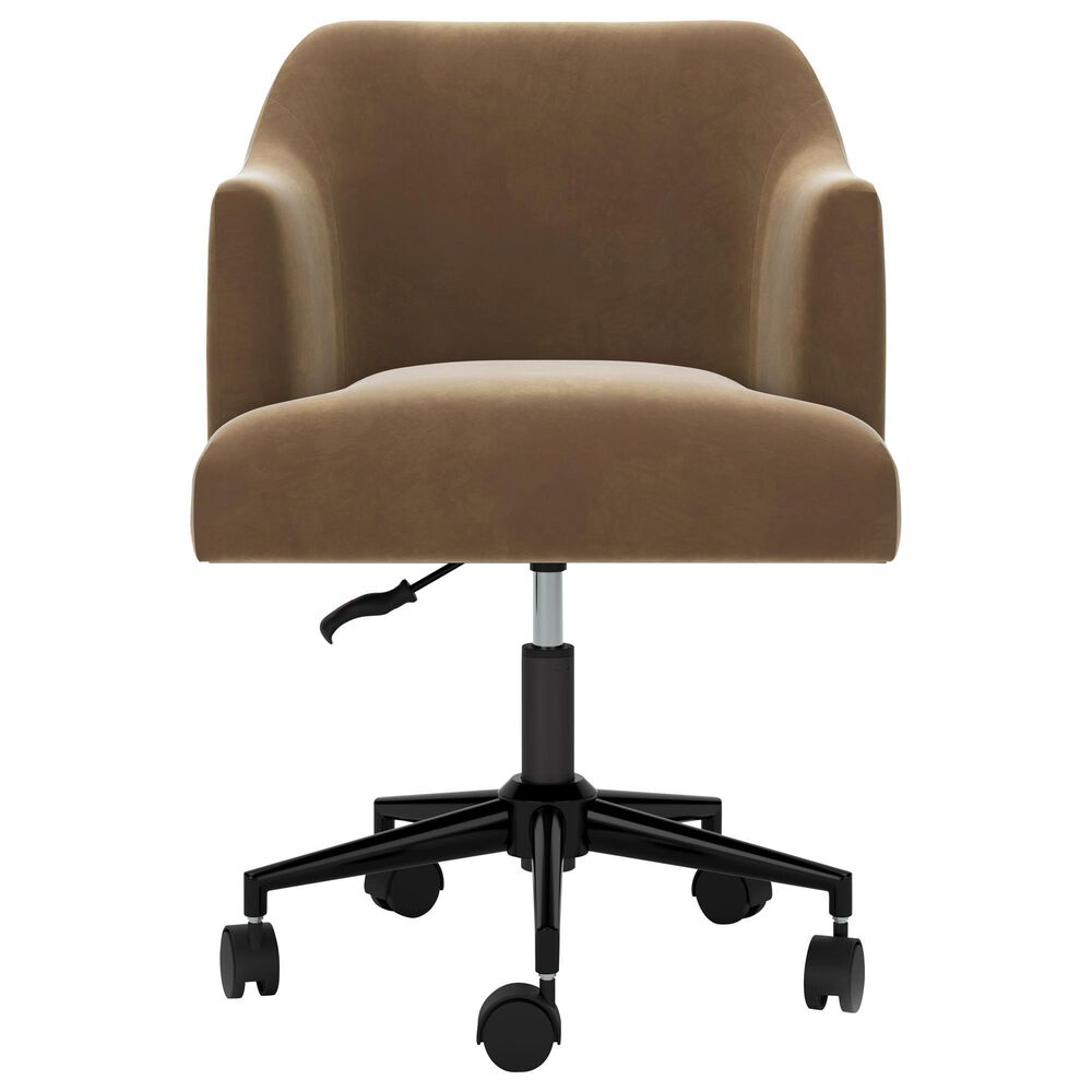 Ashley Austanny Home Office Desk Chair in Warm Brown, , large