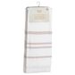 Willow & Hem Nantucket Turkish Cotton Kitchen Towel in White and Beige (Set of 3), , large