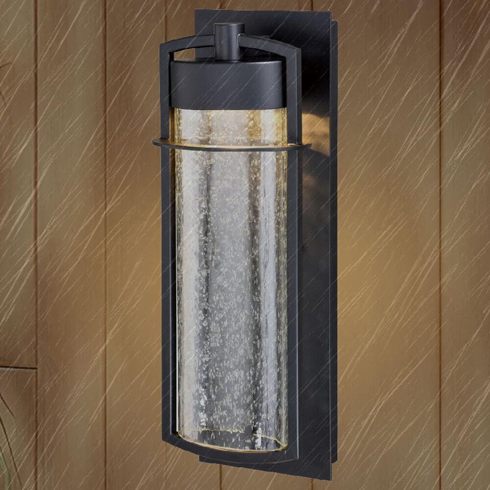 Vaxcel Logan 15.5" 1-Light Outdoor Wall Sconce in Carbon Bronze, , large